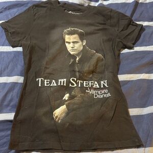 SD Collection Black Team Stefan Graphic Tee Vampire Diaries small.